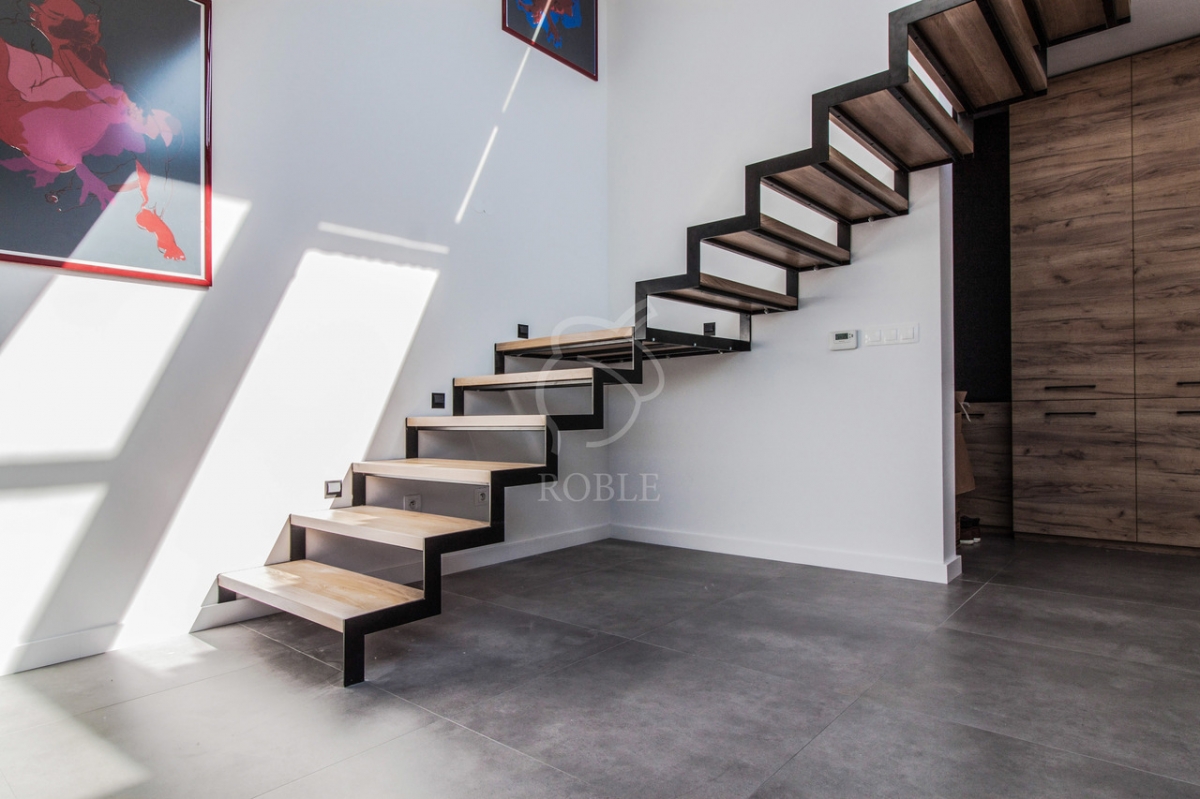 schody drewniane nowoczesne